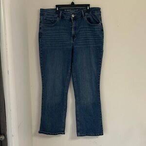 Jones New York Dark Blue Straight Leg Jeans